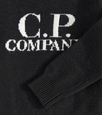 Logo wool-blend sweater | C.P. Company Kids