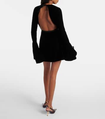 Abito corto in velluto | Saint Laurent