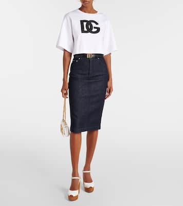 Gonna a tubino di jeans | Dolce&Gabbana