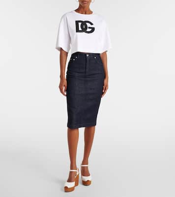 Gonna a tubino di jeans | Dolce&Gabbana