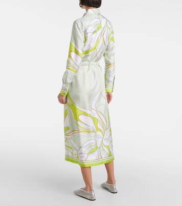 Bedrucktes Hemdblusenkleid aus Seiden-Twill | Tory Burch