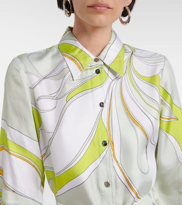 Bedrucktes Hemdblusenkleid aus Seiden-Twill | Tory Burch