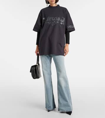 T-shirt oversize in jersey di cotone | Balenciaga