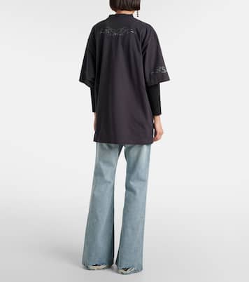 T-shirt oversize in jersey di cotone | Balenciaga