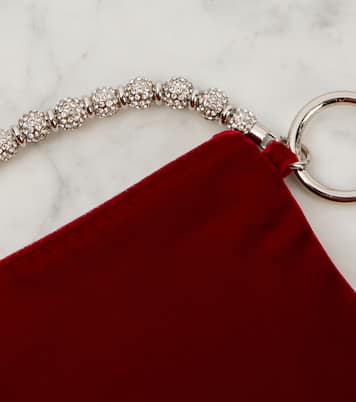 Callie velvet clutch | Jimmy Choo