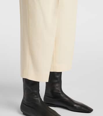 Pantalon droit à taille basse | Toteme