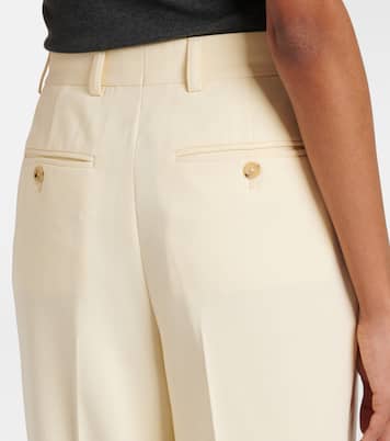 Pantalon droit à taille basse | Toteme