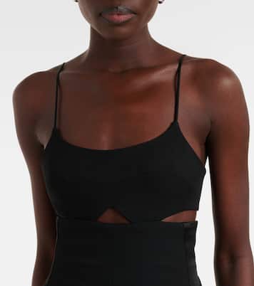 Cami cutout crêpe satin jumpsuit | Victoria Beckham