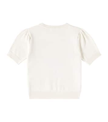 Pullover Elvira in jacquard di cotone | Bonpoint