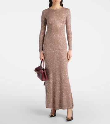 Robe longue à sequins | Balenciaga
