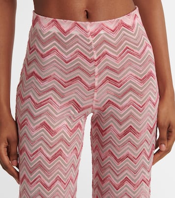 Pantalones anchos en zigzag | Missoni