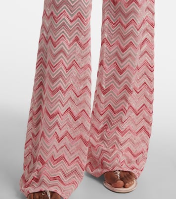 Pantalones anchos en zigzag | Missoni