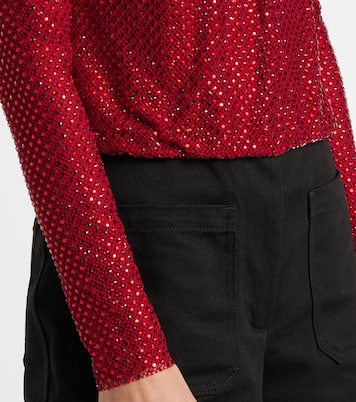 Bluse mit Kristallen | Self-Portrait
