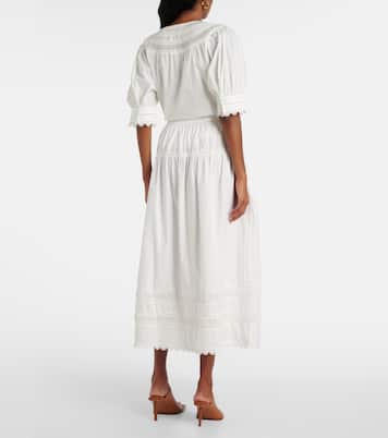 Gonna lunga Harlow in popeline di cotone | Ulla Johnson