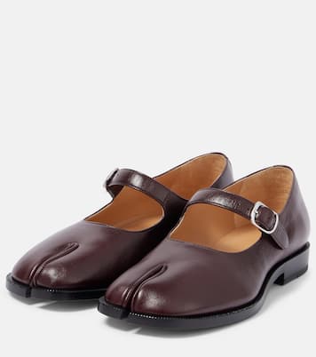 Zapatos planos Mary Jane Tabi de piel | Maison Margiela