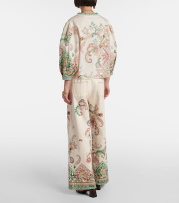Top in cotone con stampa | Etro