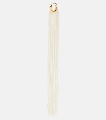 Fringed hoop earrings | Jil Sander