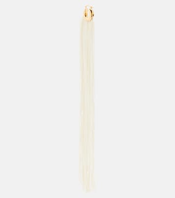 Fringed hoop earrings | Jil Sander
