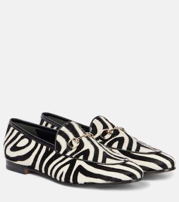 Mocasines Jordaan de pelo de becerro con Horsebit | Gucci
