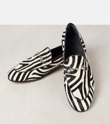Mocasines Jordaan de pelo de becerro con Horsebit | Gucci