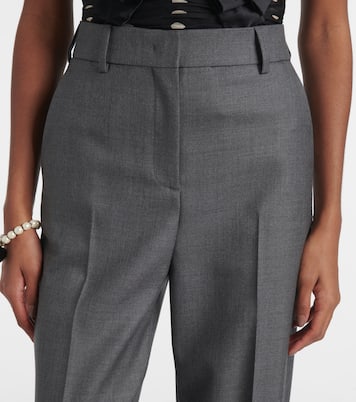 Pantaloni regular in lana a vita alta | Valentino