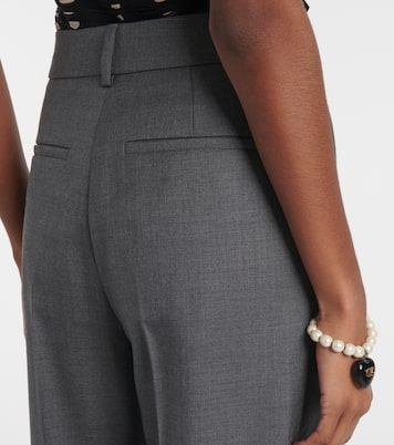 Pantaloni regular in lana a vita alta | Valentino