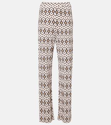 Pantalon droit Fiorina imprimé  | Max Mara
