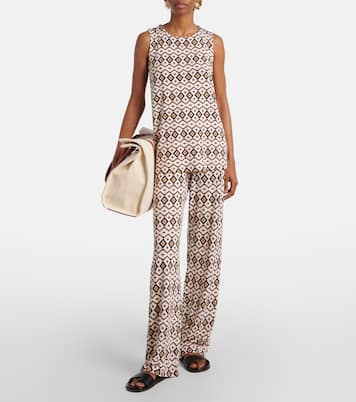 Pantalon droit Fiorina imprimé  | Max Mara