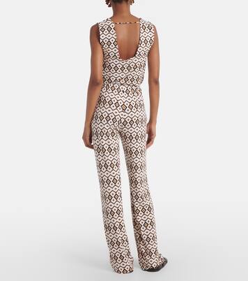Pantalon droit Fiorina imprimé  | Max Mara