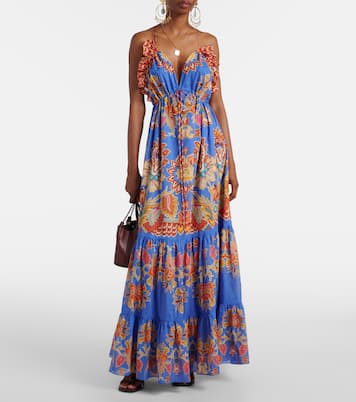 Bedrucktes Maxikleid aus Baumwoll-Voile | Etro