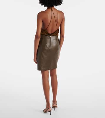 Mini-jupe en cuir | Tom Ford