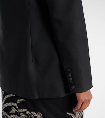 Verzierter Blazer Lesia aus einem Wollgemisch | Costarellos