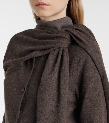 Cárdigan de cachemir drapeado | Ferragamo