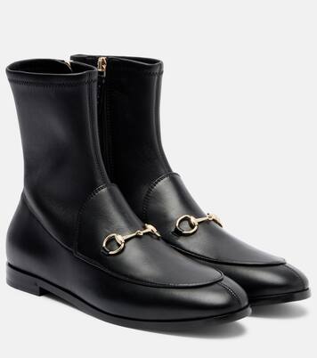 Ankle Boots Horsebit aus Leder | Gucci