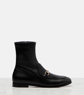 Ankle Boots Horsebit aus Leder | Gucci