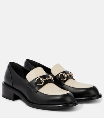 Horsebit leather loafers | Gucci