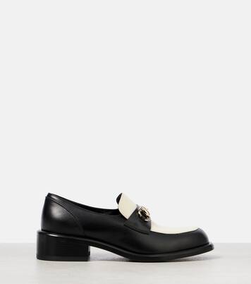 Horsebit leather loafers | Gucci