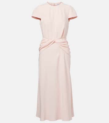 Crêpe midi dress | McQueen