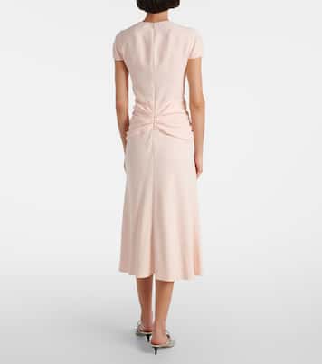 Crêpe midi dress | McQueen