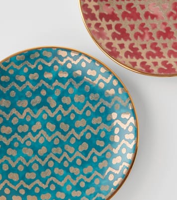 Set de 4 assiettes à dessert Fortuny en faïence | L'Objet