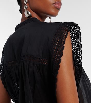 Top Grecia aus Baumwolle mit Spitze | Marant Etoile