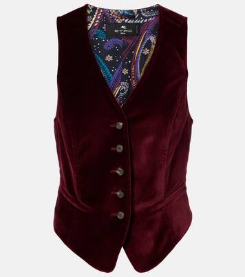 Cotton velvet vest | Etro