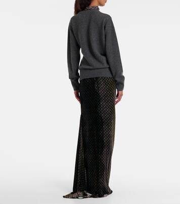 Embellished cashmere wrap cardigan | Dries Van Noten