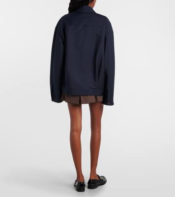 Mohair and wool blouson jacket | Miu Miu