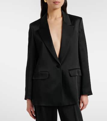 Satin crêpe blazer | Max Mara