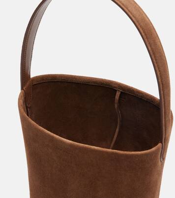 Park Edge N/S Small suede tote bag | The Row
