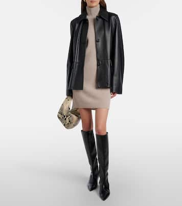 Carmen羊绒迷你连衣裙 | Lisa Yang