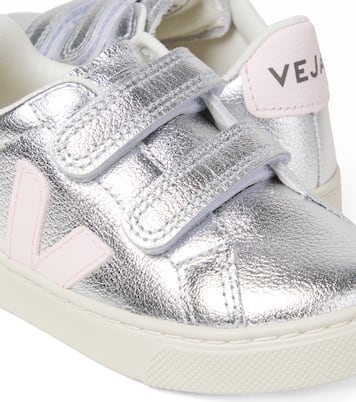 Baskets Esplar en cuir métallisé | Veja Kids