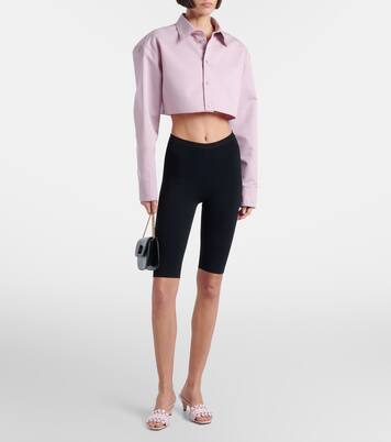 Mules More brodées en cuir | Manolo Blahnik