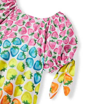 Morango Rainbow printed dress | Fábula